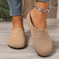 Breathable Knit Mules – Lightweight Slip-On & Cushioned Sole