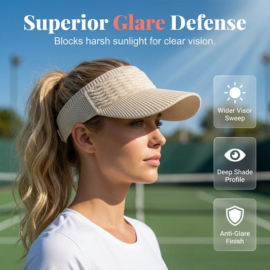 🏆BIG SALE BUY 1 FREE 1🎉Women's Breathable Knit Sun Visor Hat