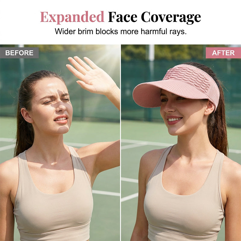 🏆BIG SALE BUY 1 FREE 1🎉Women's Breathable Knit Sun Visor Hat
