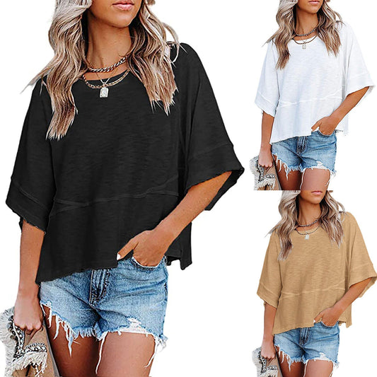 Flare Sleeve Top – Soft, Breathable & Relaxed Fit