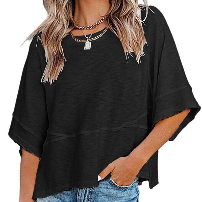 Flare Sleeve Top – Soft, Breathable & Relaxed Fit