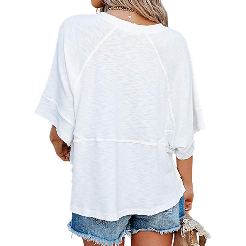Flare Sleeve Top – Soft, Breathable & Relaxed Fit