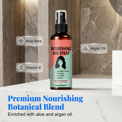 Frizz Control Wig Spray – Lightweight & Nourishing