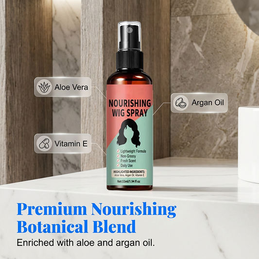 Frizz Control Wig Spray – Lightweight & Nourishing