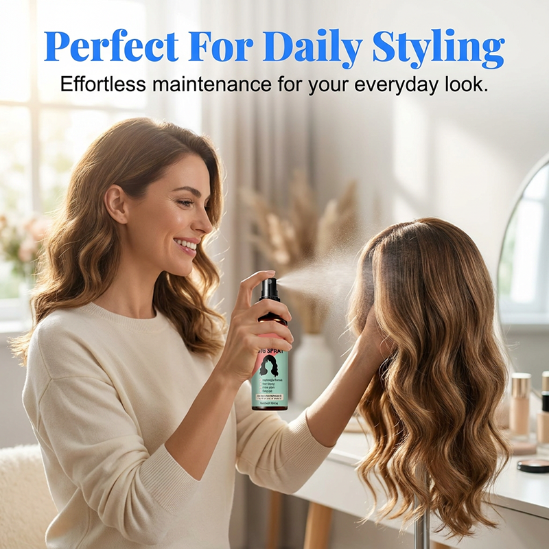 Frizz Control Wig Spray – Lightweight & Nourishing