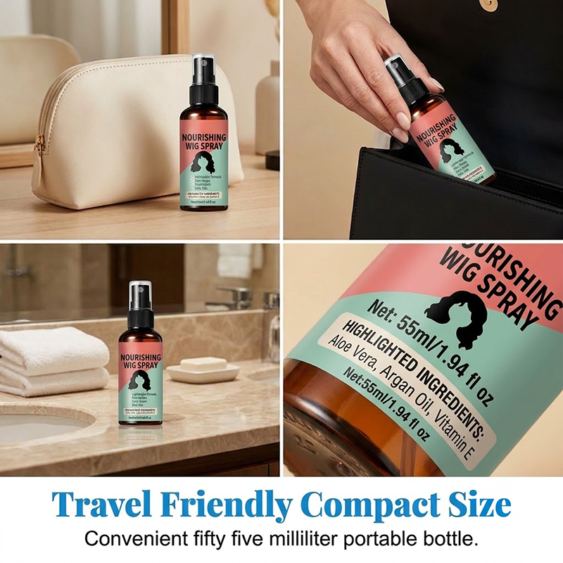 Frizz Control Wig Spray – Lightweight & Nourishing