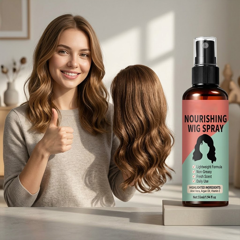 Frizz Control Wig Spray – Lightweight & Nourishing