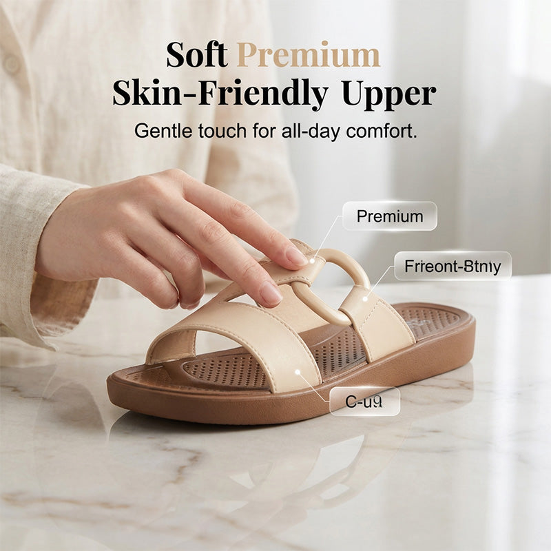 Women's Non-Slip Comfort Platform Slide Sandals