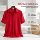 Elegant V-neck Women's Short Sleeve Solid Color Blouse