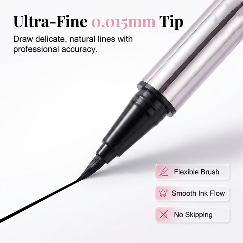 Zero-Mistake Dual Eyeliner – Ultra-Precise, Built-in Corrector