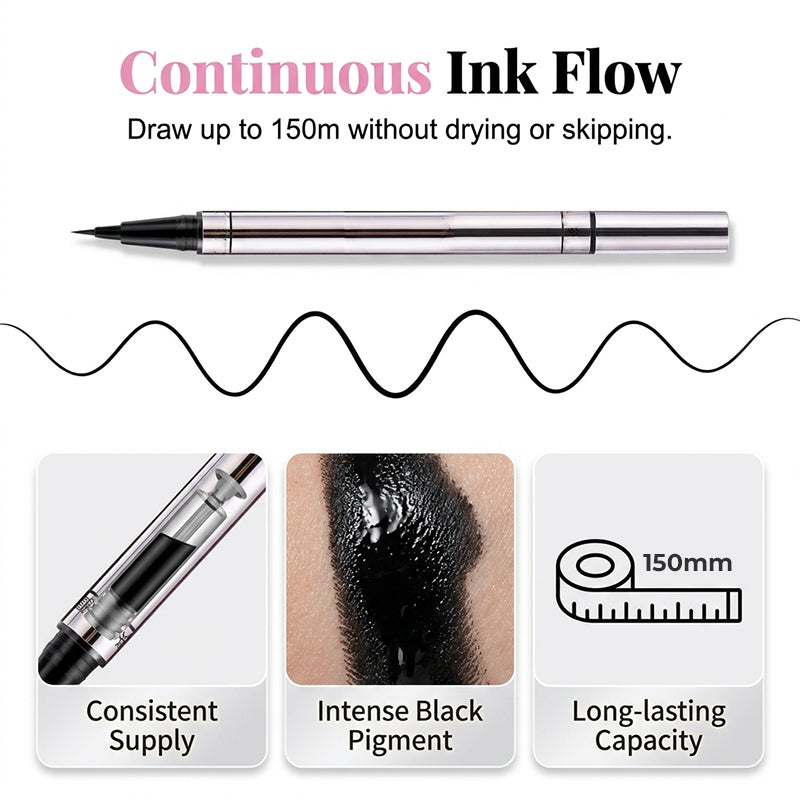 Zero-Mistake Dual Eyeliner – Ultra-Precise, Built-in Corrector