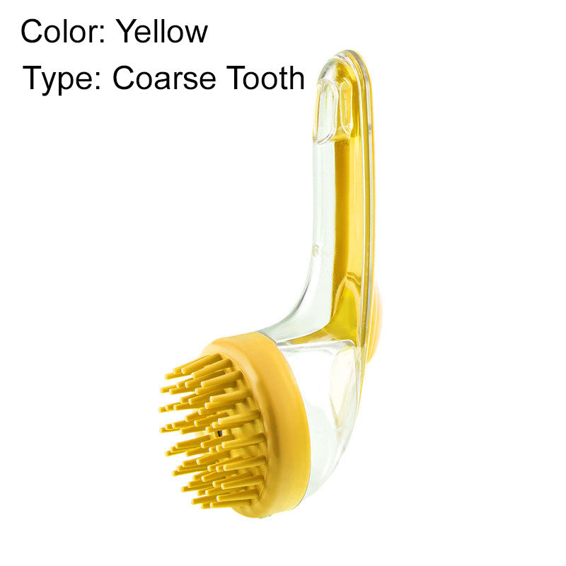 🧴 Pet Bath Brush – Grooming Tool 🐾