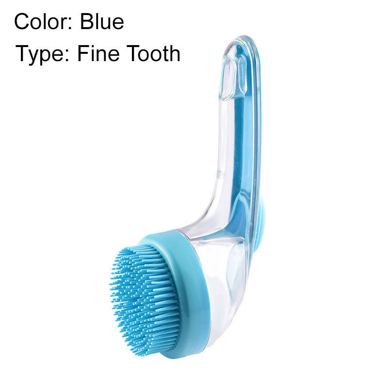 🧴 Pet Bath Brush – Grooming Tool 🐾