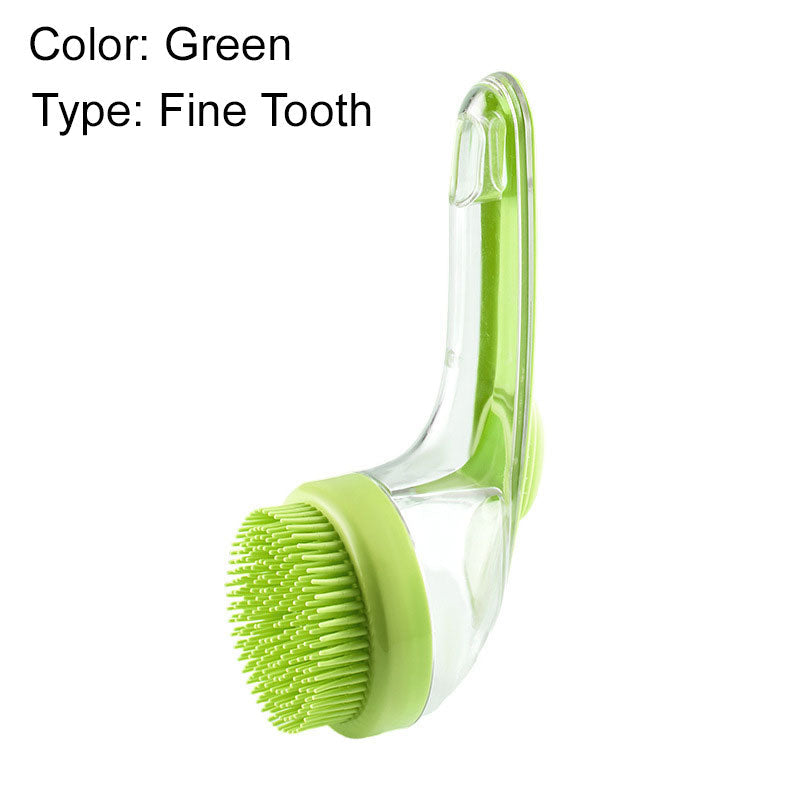 🧴 Pet Bath Brush – Grooming Tool 🐾