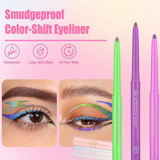 Buy 1 Get 1 Free · Smudgeproof Color-Shift Eyeliner ✨
