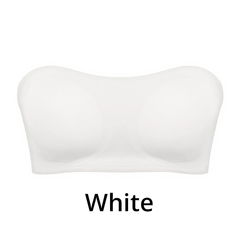 Strapless Wireless Bra – Cross-Back, Invisible Support