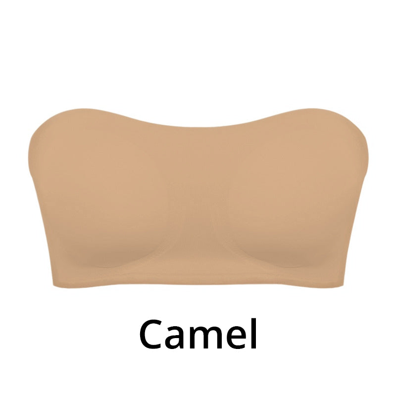 Strapless Wireless Bra – Cross-Back, Invisible Support