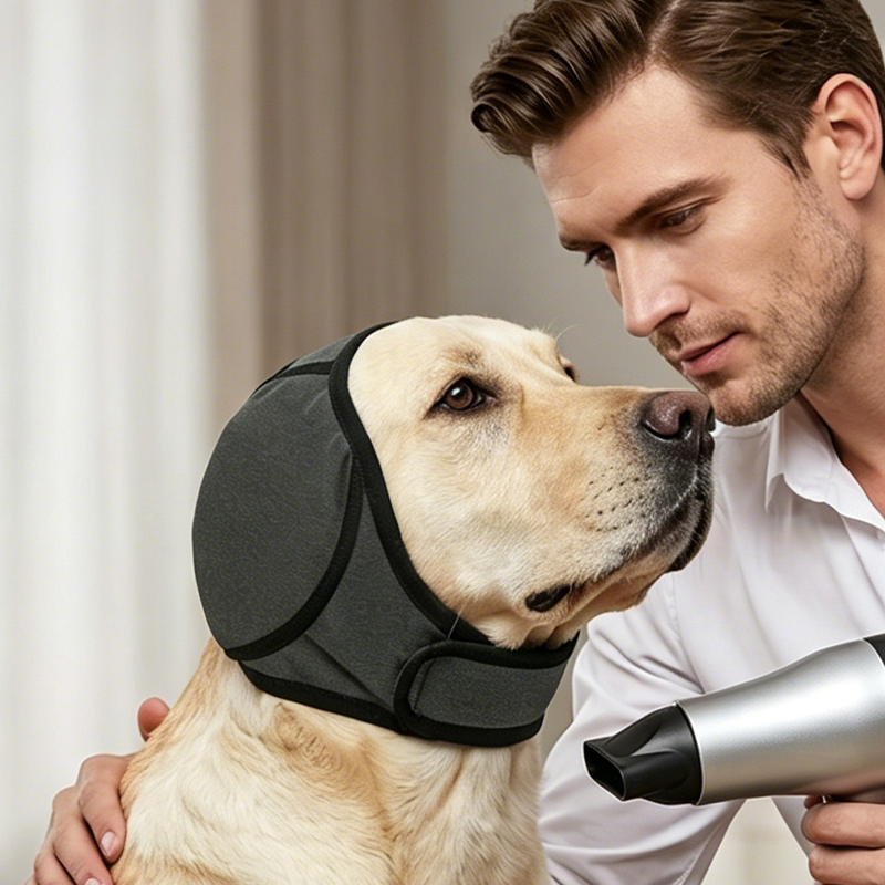 Calm Anxious Dogs Instantly! No-Stress Waterproof Ear Muff