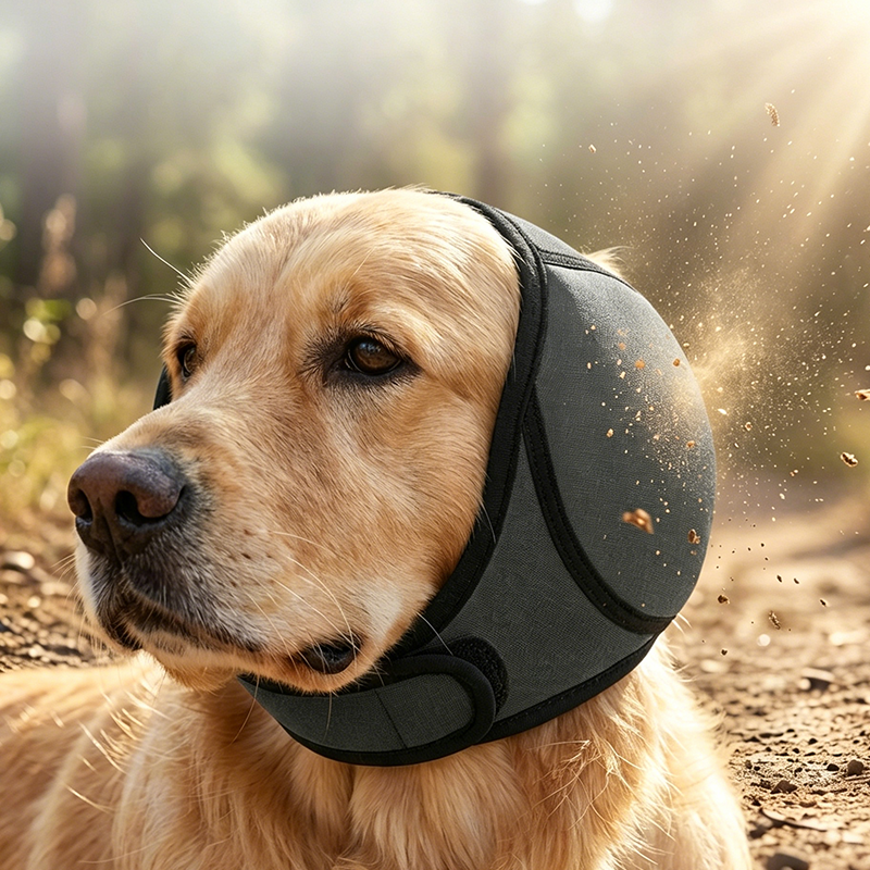 Calm Anxious Dogs Instantly! No-Stress Waterproof Ear Muff