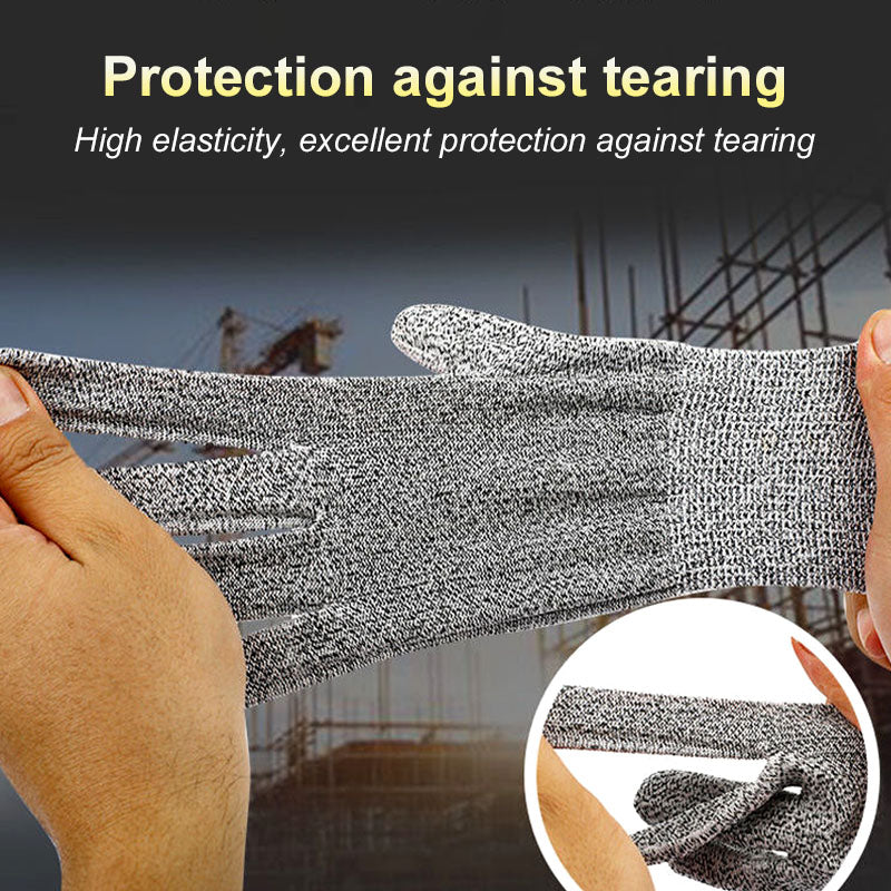 Cut-Resistant Work Gloves – Breathable, Flexible, Strong Grip