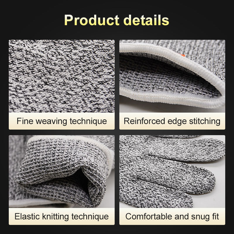 Cut-Resistant Work Gloves – Breathable, Flexible, Strong Grip