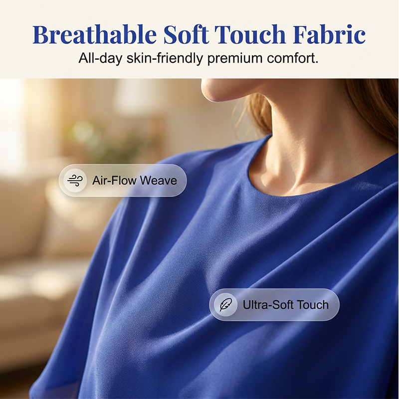 Batwing Blouse – Effortless Elegance, Soft & Breathable