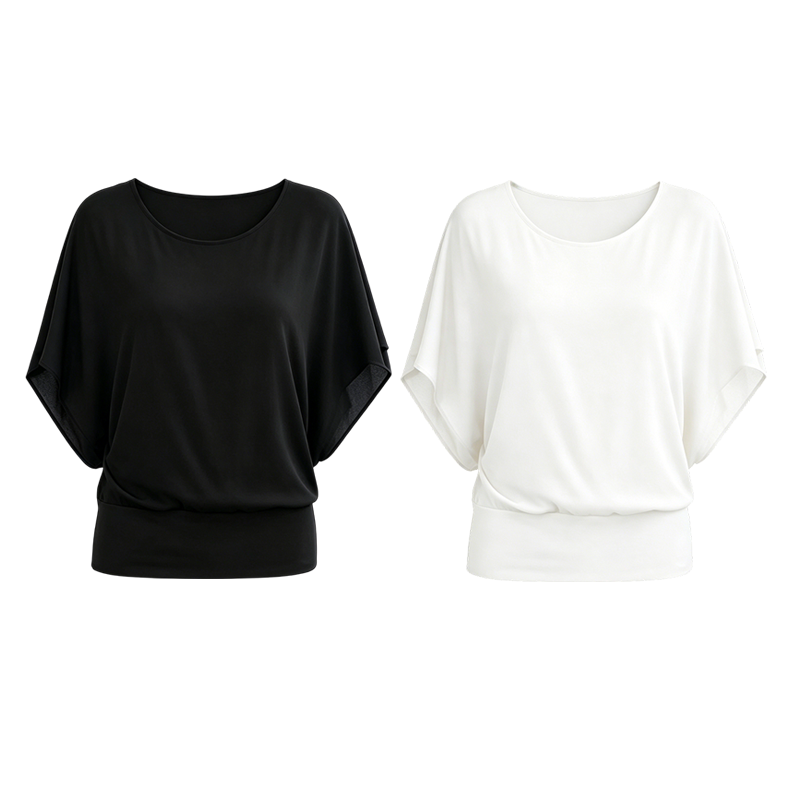 Batwing Blouse – Effortless Elegance, Soft & Breathable
