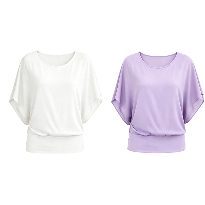 Batwing Blouse – Effortless Elegance, Soft & Breathable