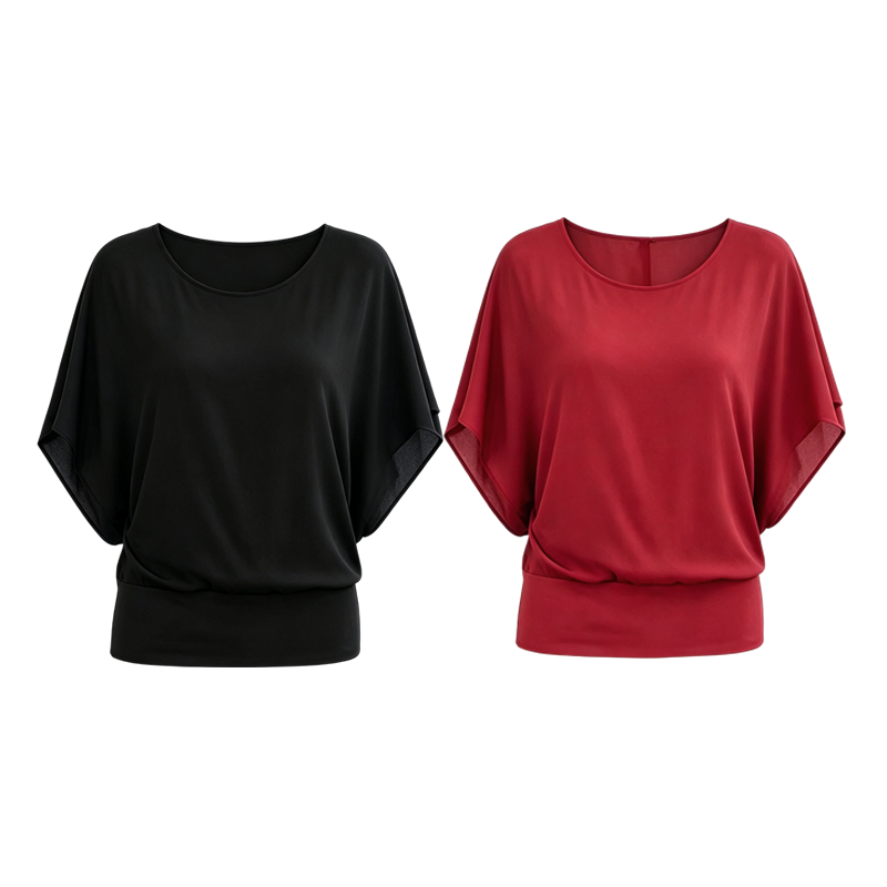 Batwing Blouse – Effortless Elegance, Soft & Breathable