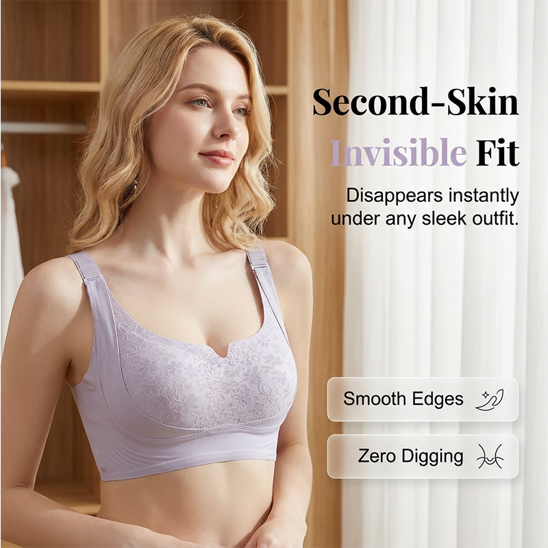 Zero-Gravity Wireless Bra – Side Smoothing & Natural Lift