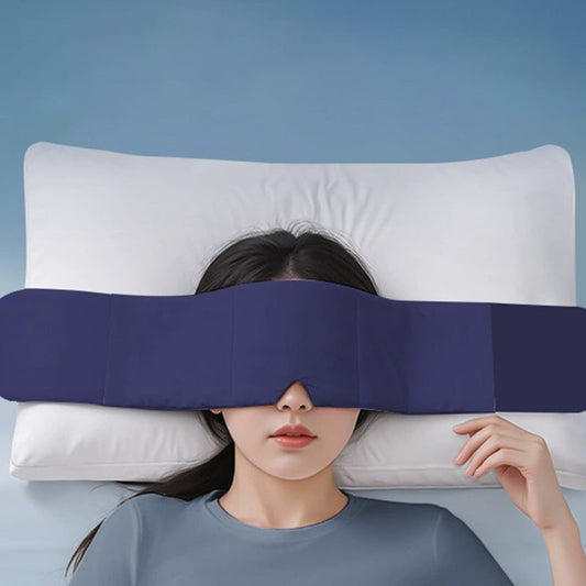 Weighted Sleep Mask – Dual-Sided, 100% Blackout, All-Season Comfort