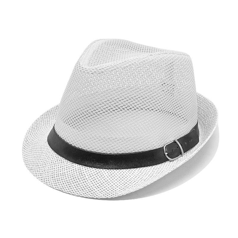 Breathable Mesh Fedora – Lightweight Sun Protection, Classic Style
