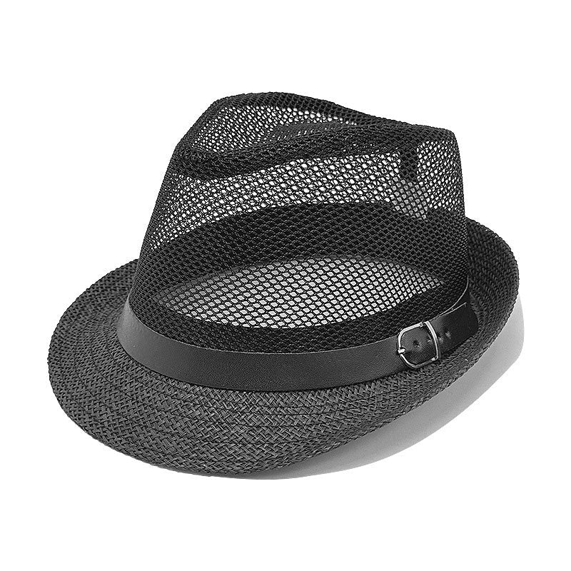 Breathable Mesh Fedora – Lightweight Sun Protection, Classic Style
