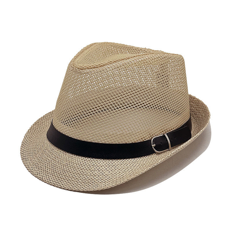 Breathable Mesh Fedora – Lightweight Sun Protection, Classic Style