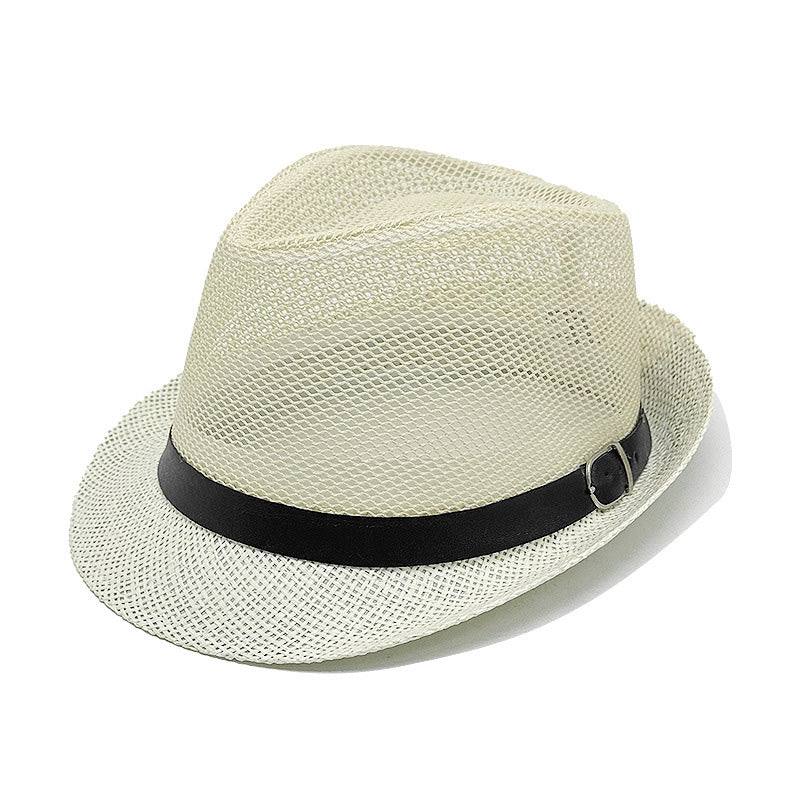Breathable Mesh Fedora – Lightweight Sun Protection, Classic Style