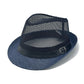 Breathable Mesh Fedora – Lightweight Sun Protection, Classic Style