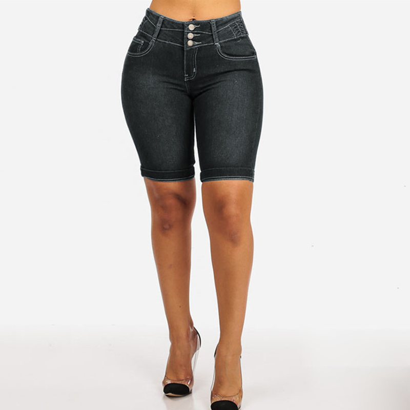 🌺Summer Hot Sale 70% OFF👖✨Women's High-Waist Stretch Denim Shorts
