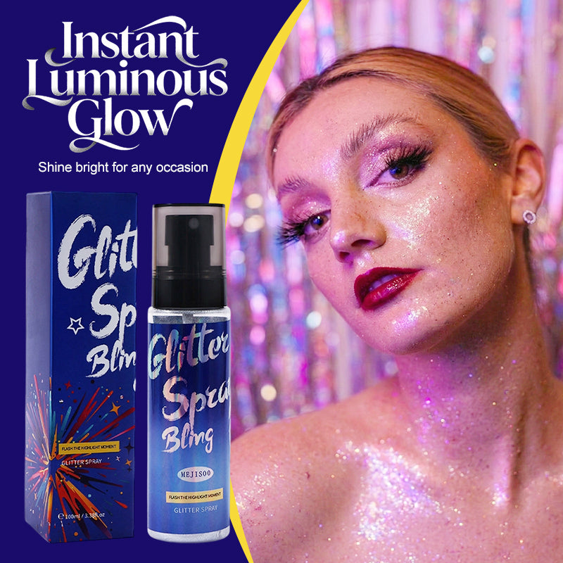 All-Day Body Glitter Spray – Instant Radiant Shimmer