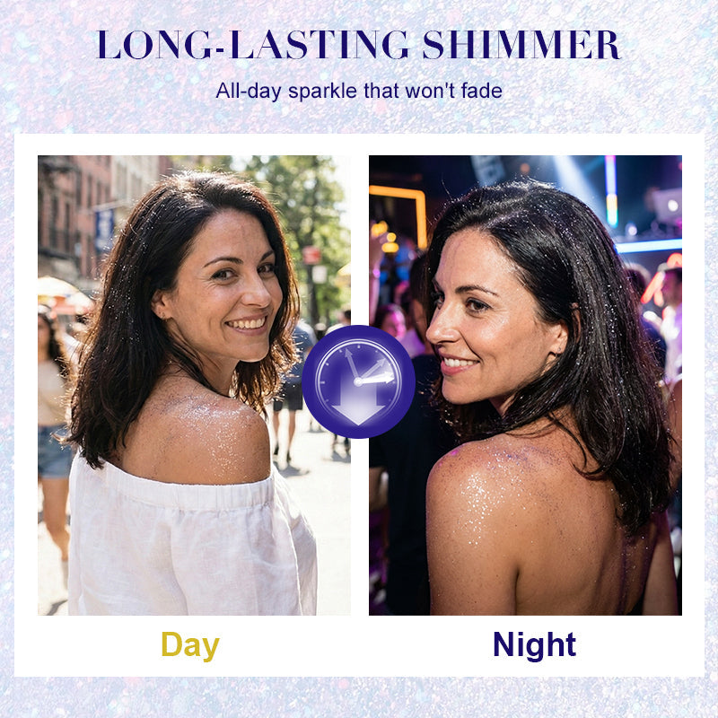 All-Day Body Glitter Spray – Instant Radiant Shimmer