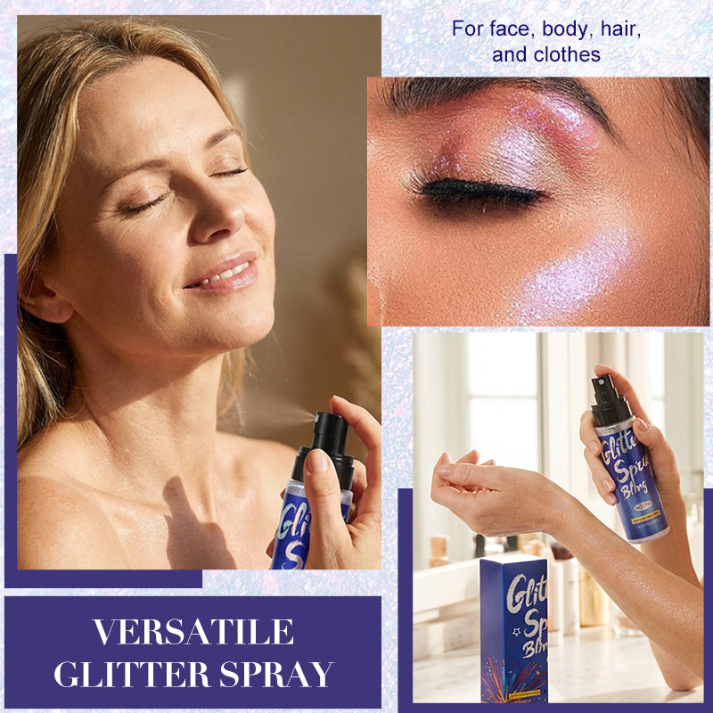 All-Day Body Glitter Spray – Instant Radiant Shimmer
