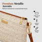 👜 LIMITED-19.99! 💥 Woven Crossbody Bag – Lightweight, Metallic Accent & Summer-Ready
