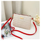 👜 LIMITED-19.99! 💥 Woven Crossbody Bag – Lightweight, Metallic Accent & Summer-Ready