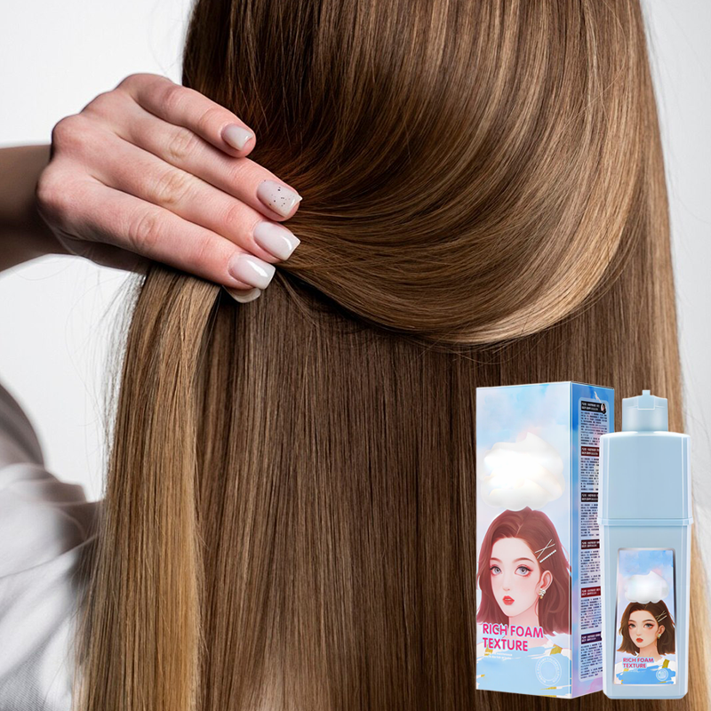 Convenient & Long-Lasting Bubble Hair Dye