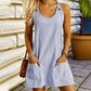 Striped Romper – Relaxed Fit & Functional Pockets