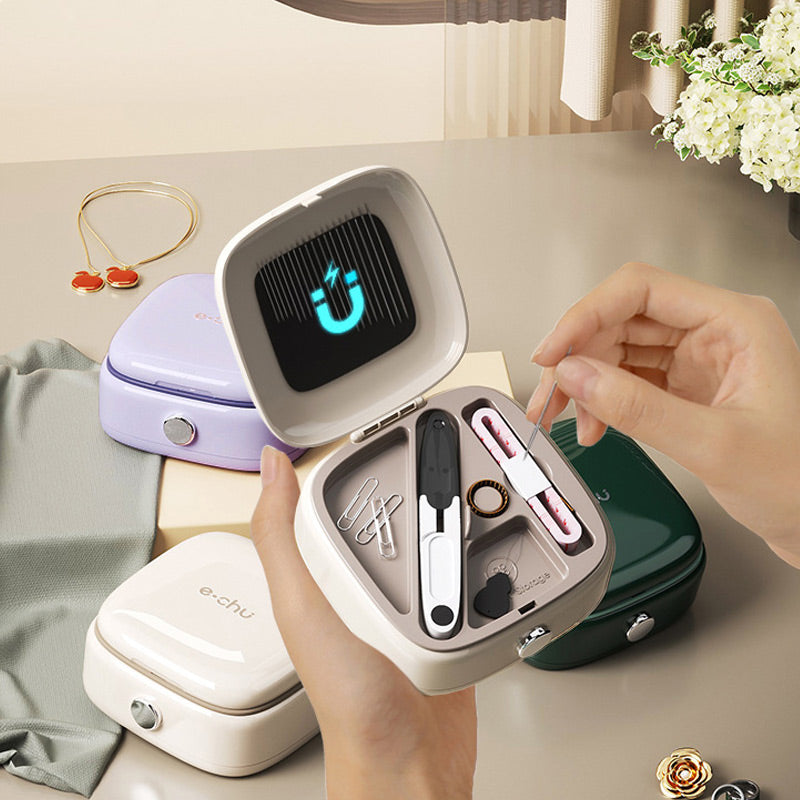 Repair Rips & Buttons Instantly! Portable Magnetic Sewing Kit