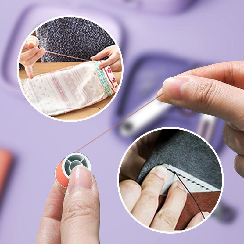 Repair Rips & Buttons Instantly! Portable Magnetic Sewing Kit