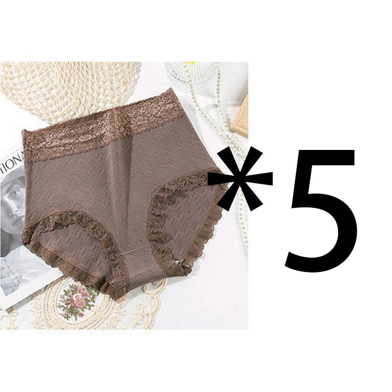 Tummy Control High-Waist Panties – Seamless Lace, Invisible & Breathable