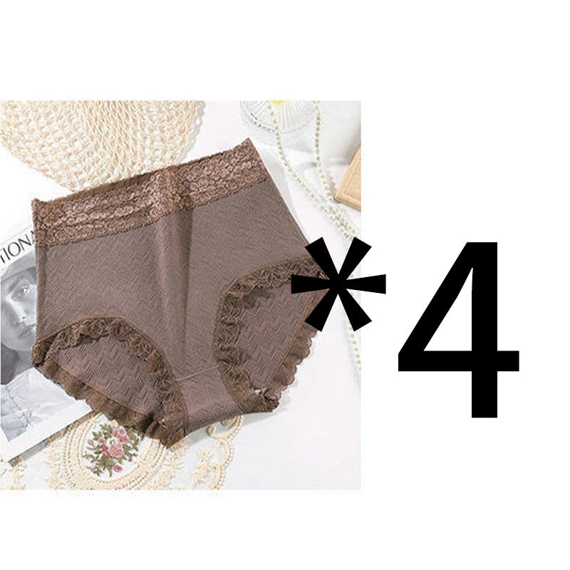 Tummy Control High-Waist Panties – Seamless Lace, Invisible & Breathable
