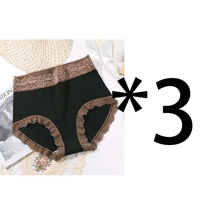 Tummy Control High-Waist Panties – Seamless Lace, Invisible & Breathable