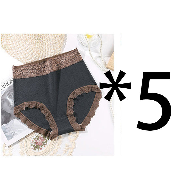 Tummy Control High-Waist Panties – Seamless Lace, Invisible & Breathable